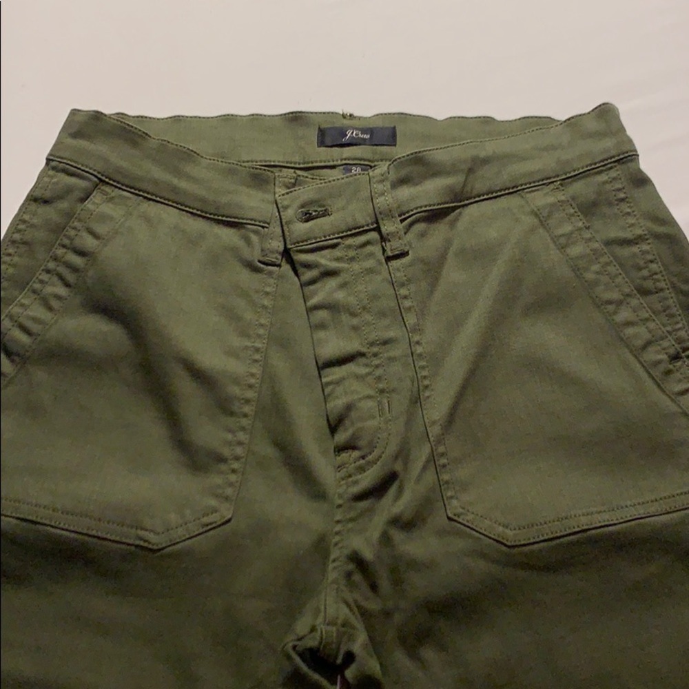 JCrew Cargo toothpick pant size 28